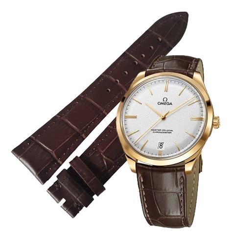 reloj omega plateado de estensiblr de piel